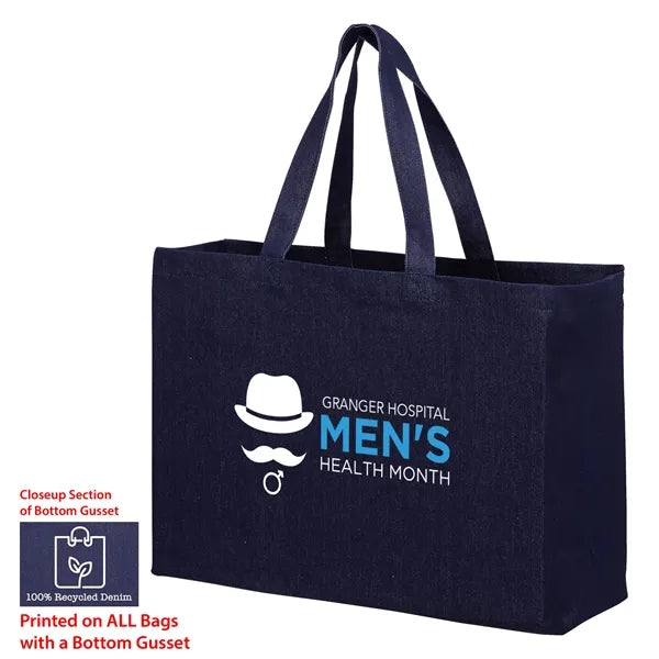 Recycled Cotton Canvas Tote Bag - Screen Print