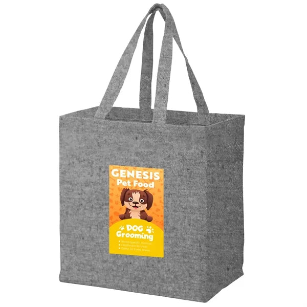 Recycled Cotton Canvas Grocery Bag - Full Color