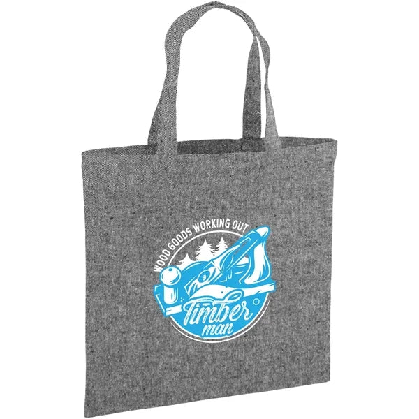 Recycled Cotton Canvas Tote Bag 15x15 - Screen Print