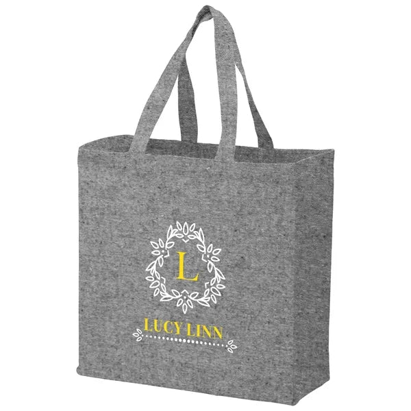 Recycled Cotton Canvas Tote Bag - Screen Print