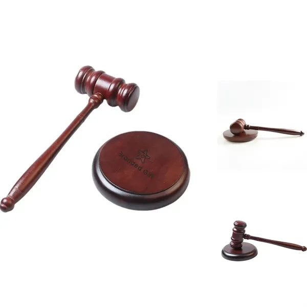 Judge Gavel and Sound Block Set