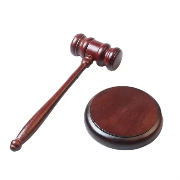 Judge Gavel and Sound Block Set
