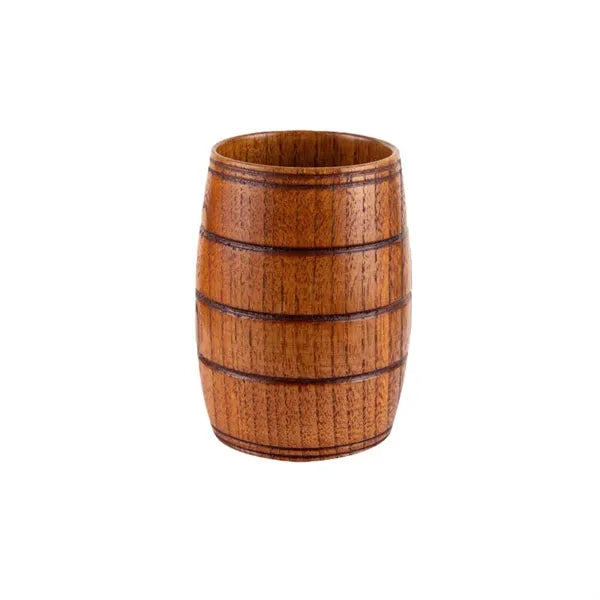 Wooden Barrel Shaped Beer Mug
