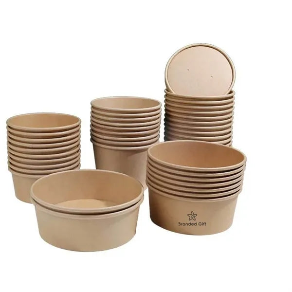Paper Soup Containers with Lids