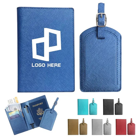 Multi Functional Leather Passport Cover