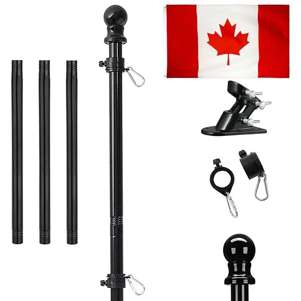 Canada Flag Kit With Poles