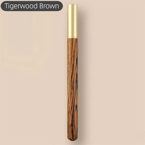 Elegant Wooden Metal Brass Fine Point Pen Gift Art