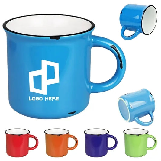 14Oz.Ceramic Imitation Enamel Mug