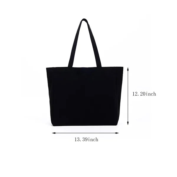 Large canvas tote bags eco-friendly for shopping beach