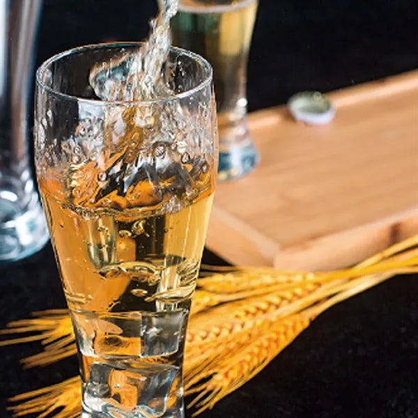 Clear beer glasses cup heavy base durable for home bar
