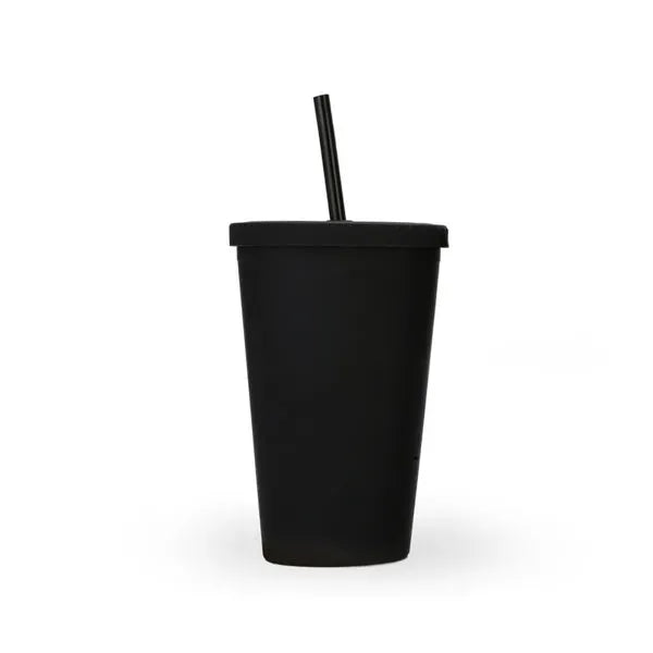 16 OZ AS Plastic Straw Cup