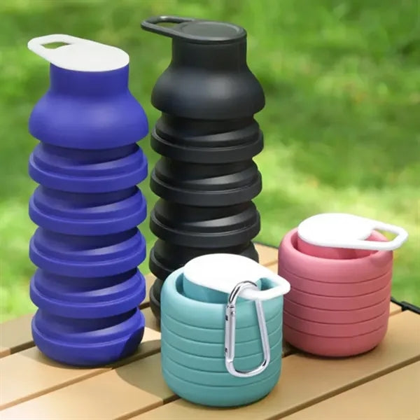 20oz Collapsible Silicone Water Bottle