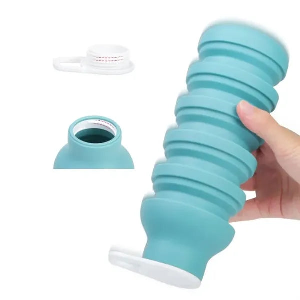 20oz Collapsible Silicone Water Bottle