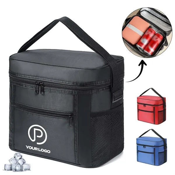 Soft insulated cooler Oxford 10L portable for camping picnic