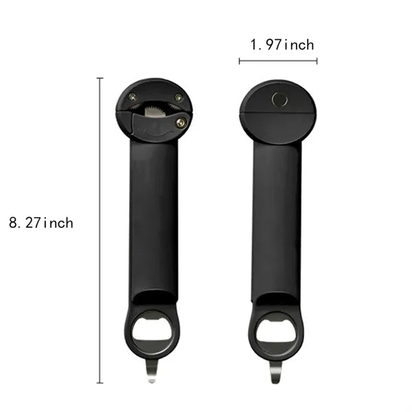 3 in 1 retractable bottle opener magnetic for jars beer