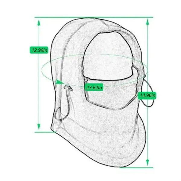Winter hats balaclava ski mask warm windproof adjustable