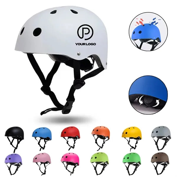 Skateboard bike helmet lightweight adjustable for adult kids