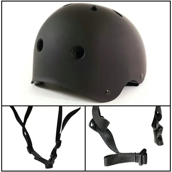 Skateboard bike helmet lightweight adjustable for adult kids