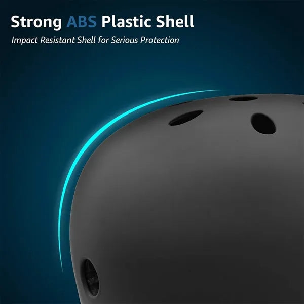 Skateboard bike helmet lightweight adjustable for adult kids