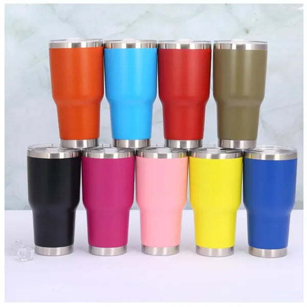 30oz Stainless Steel Tumbler with Lid
