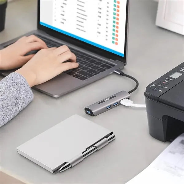 Mini metal pocket notebook notepad with pen for office