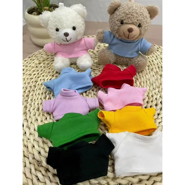 5-inches Miniature Teddy Bear Shaped Plush Keychain