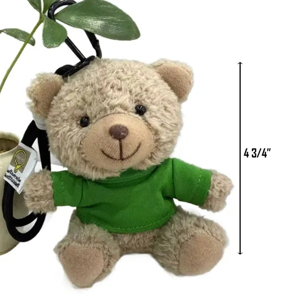 5-inches Miniature Teddy Bear Shaped Plush Keychain