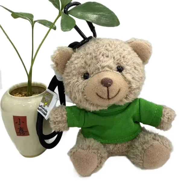 5-inches Miniature Teddy Bear Shaped Plush Keychain