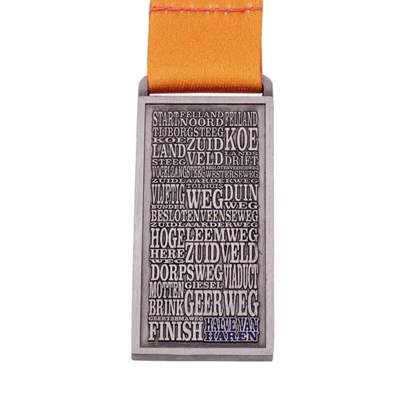Silver-plated souvenir medal collect gift