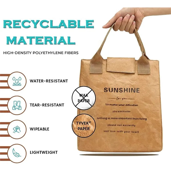 Classic Water Resistant Insulated Lunch Bag