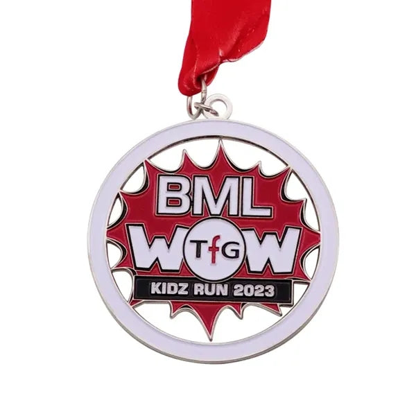 Soft enamel printed commemorative metal medal customization