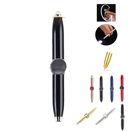 LED Spinning Top Ballpoint Pen