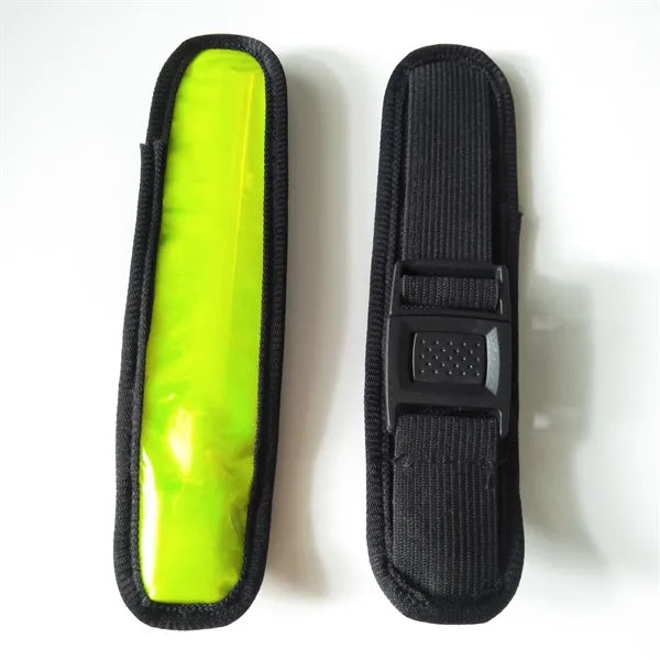 LED illuminated armband with lattice reflective armband