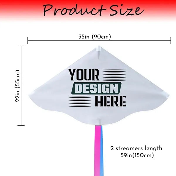Polyester Kite with Winder and String