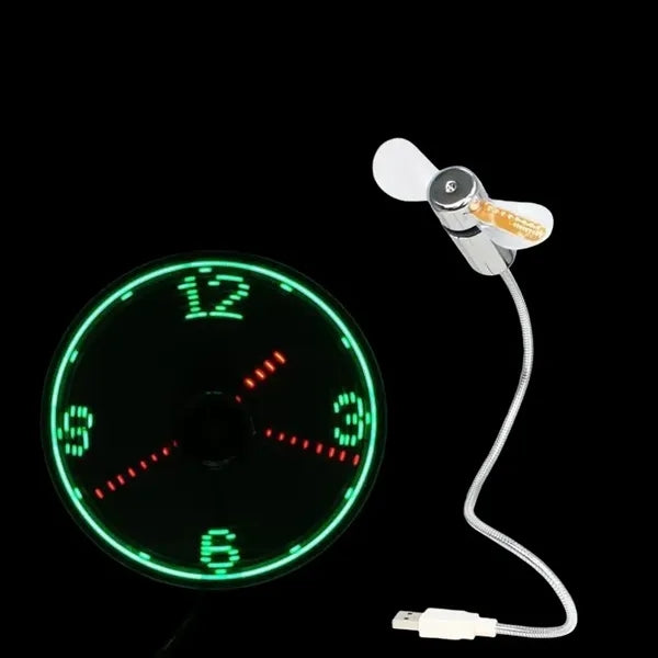 USB Clock Fan