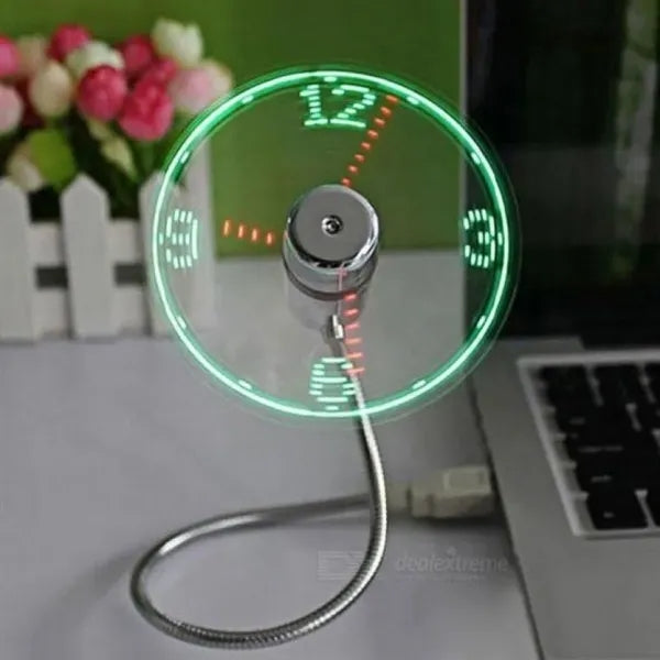 USB Clock Fan