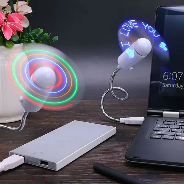 USB Clock Fan