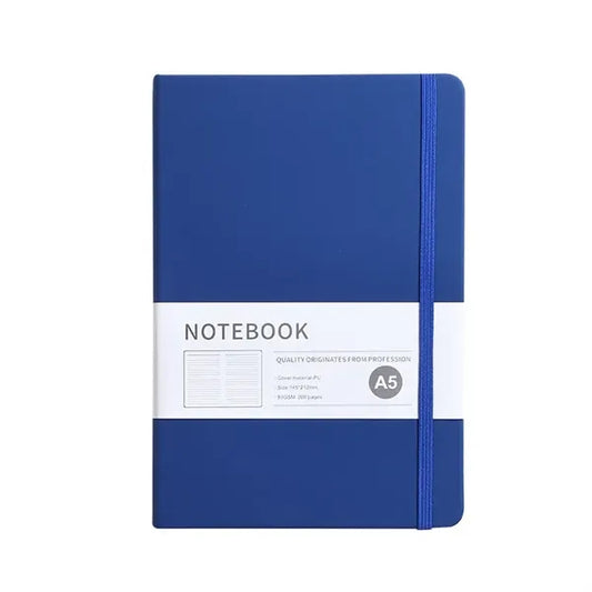A5 Hardcover Faux Leather Notebook