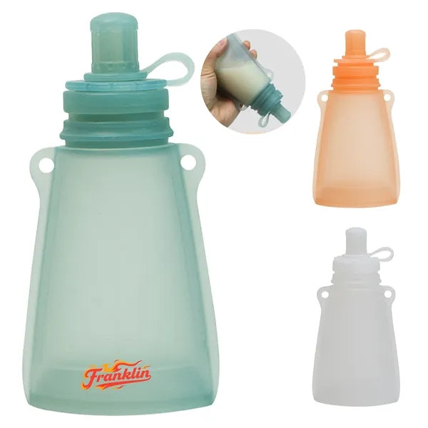 4oz Silicone Breast Milk Storage & Feeding Bag