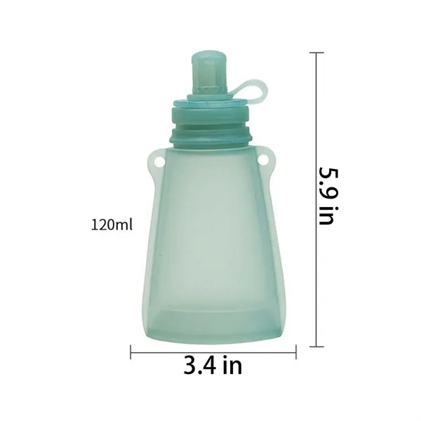4oz Silicone Breast Milk Storage & Feeding Bag