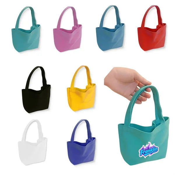 Mini Colorful Pure Canvas Tote Bag