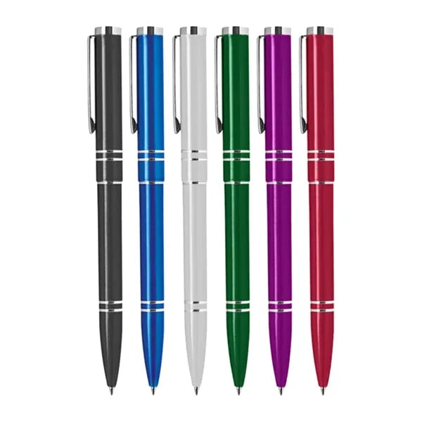 Union Printed - Glossy Ballpoint Click Metal Pen