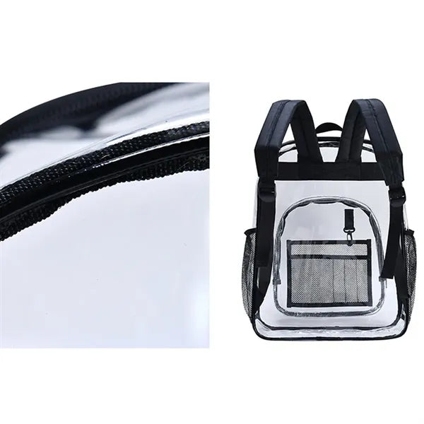 Large Clear PVC Backpack for Stadium Events