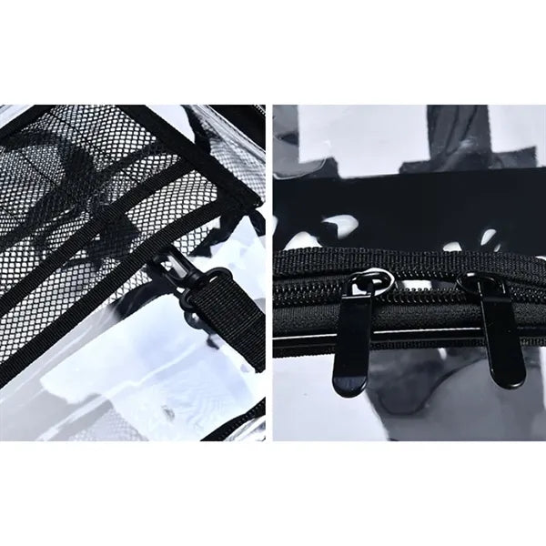 Large Clear PVC Backpack for Stadium Events