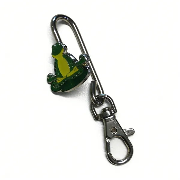 Metal Keychain with Bag Clip