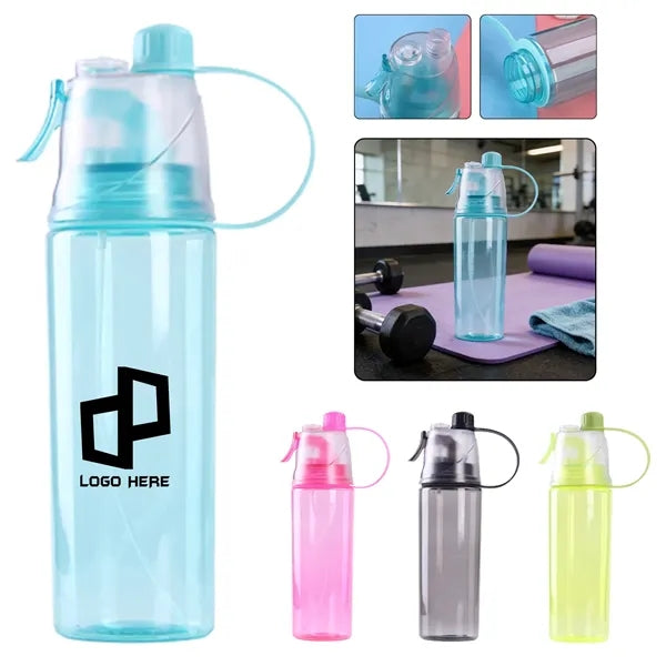 20Oz 2-In-1Drinking Spray Water Bottle