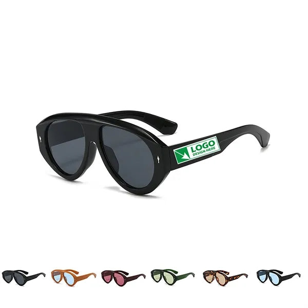 Retro Oversized Aviator Sunglasses