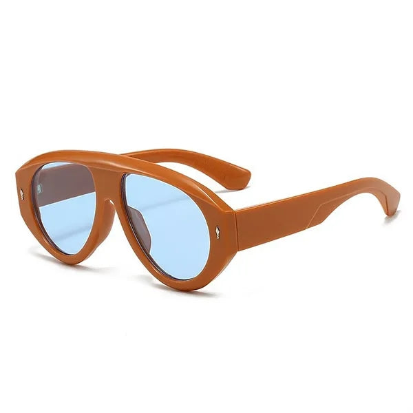 Retro Oversized Aviator Sunglasses