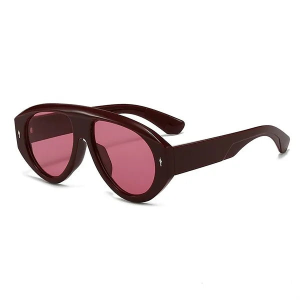 Retro Oversized Aviator Sunglasses