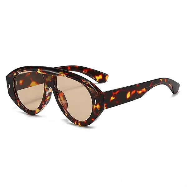 Retro Oversized Aviator Sunglasses